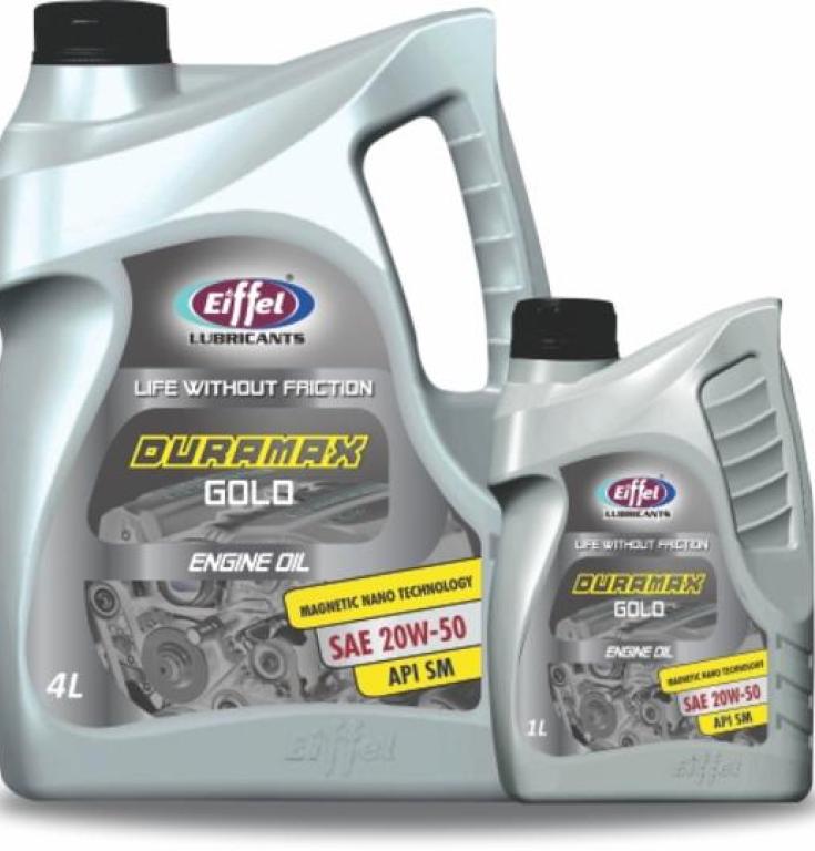 Dầu nhớt ô tô cao cấp gốc khoáng Eiffel Duramax Gold SM can 4 Lít